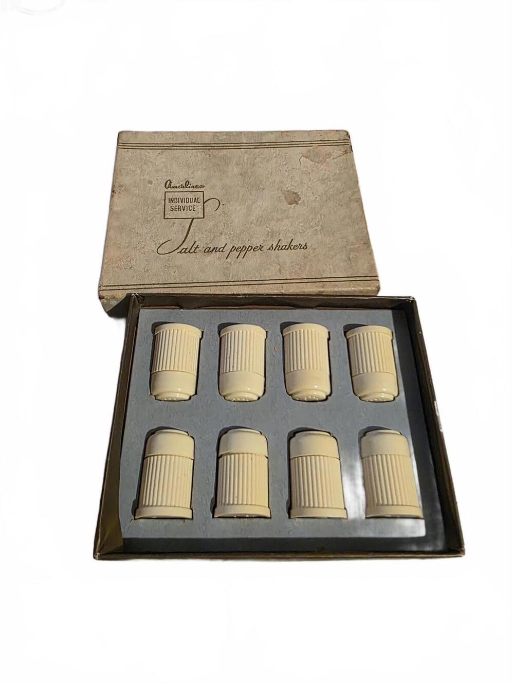 Vintage Amerilines Individual Service Salt and Pepper Shakers Set
